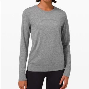 Lululemon Grey Relaxed Swiftly Long Sleeve